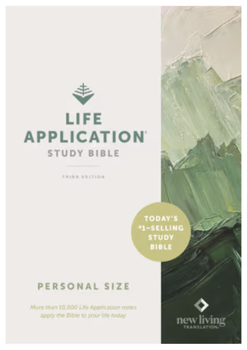 NLT Life Application Study Bible, Third Edition, Personal Size Hardcover, Red Letter