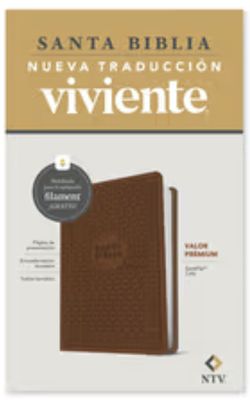 Biblia Valor Prémium NTV Con Filament Sentipiel, Café