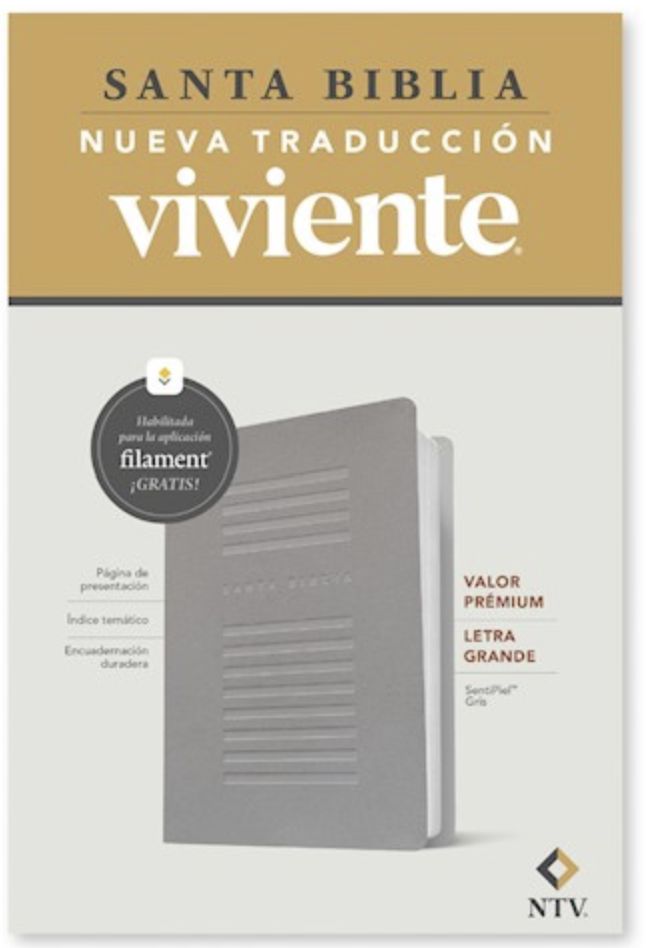 NTV Biblia Valor Premium Letra Grande Con Filament