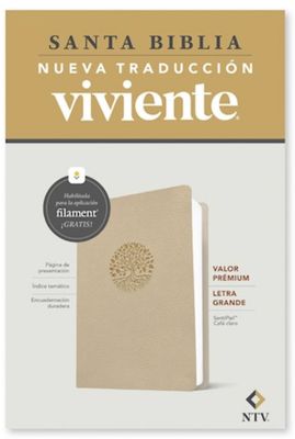 NTV Biblia Valor Premium Letra Grande Con Filament Crema