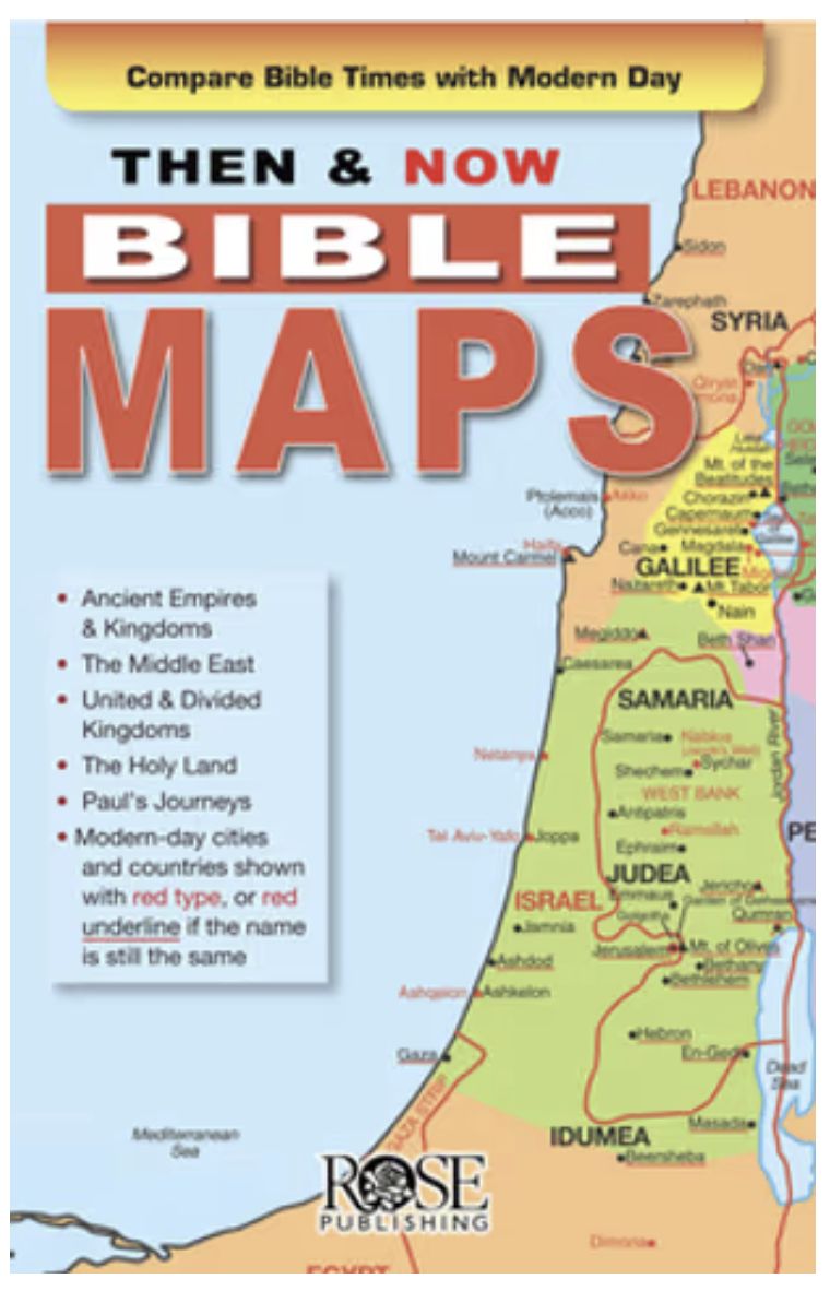 Then &amp; Now Bible Maps: Bible Quick Reference Series