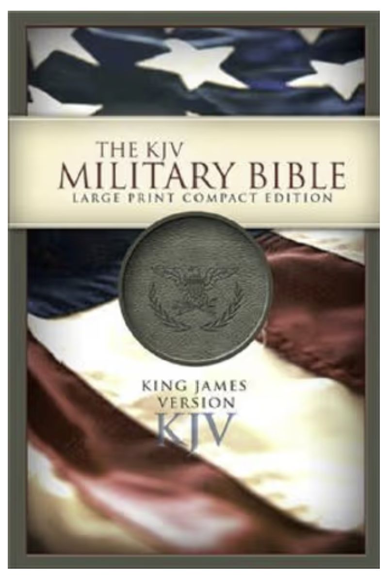 Military Bible-KJV-Large Print Compact