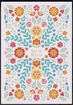 RVR 1960 Biblia Letra Super Gigante Flores