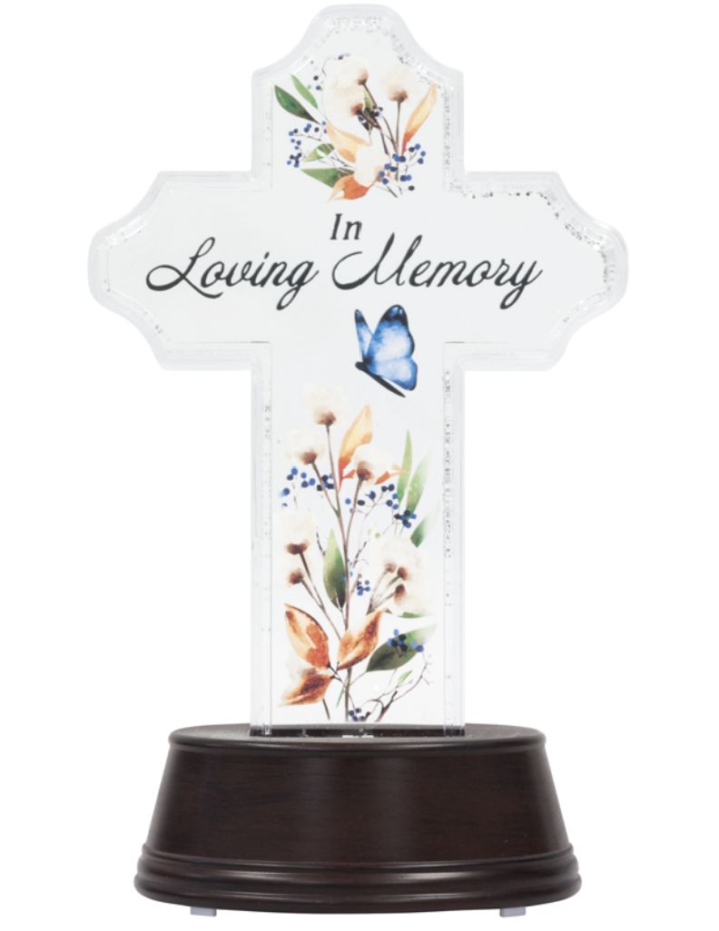 &quot;In Loving Memory&quot; Water Glitter Lantern