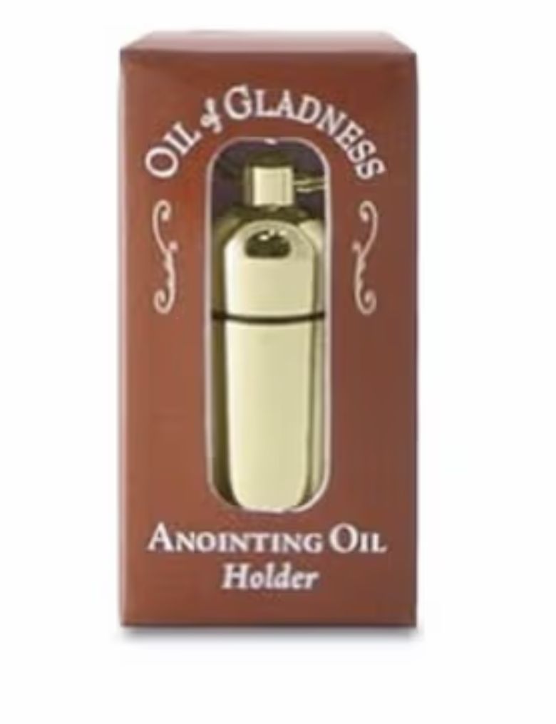 Anointing Oil Holder Silvertone