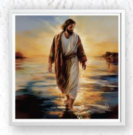 Jesus´ Serenity - with frame