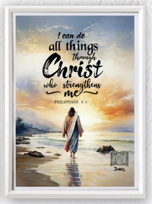I Can Do All Things - Framed