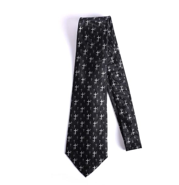 Tie Polyester – Floating Crosses