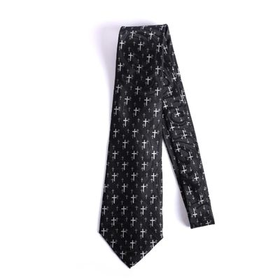 Tie Polyester – Floating Crosses