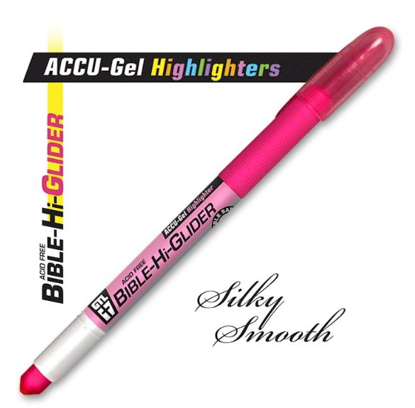 Accu-Gel Bible Hi-Glider Pink