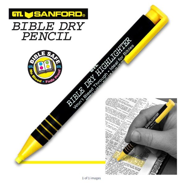 Highlighter-Bible Dry-Yellow