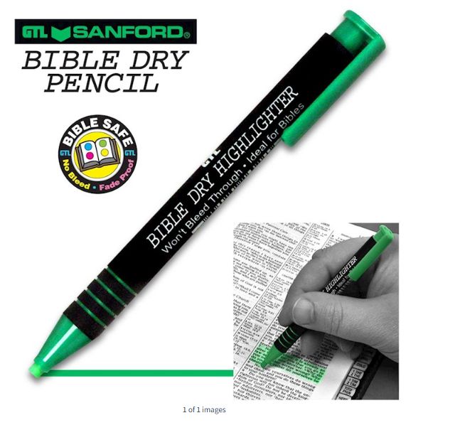Highlighter-Bible Dry-Green
