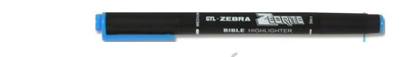 Zebrite Double Ended Highlighter - Blue