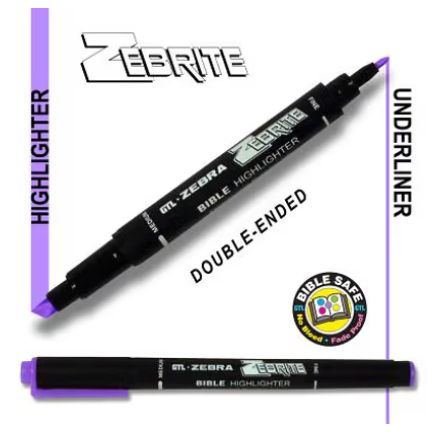 Zebrite Double-Ended Highlighter