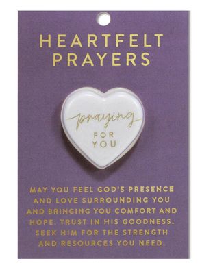 Heart Stone Card Heartfelt Prayers