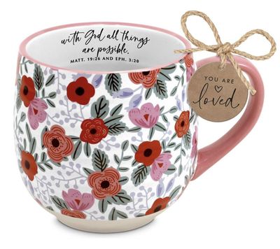 Coffeecup Blooming Joy With God