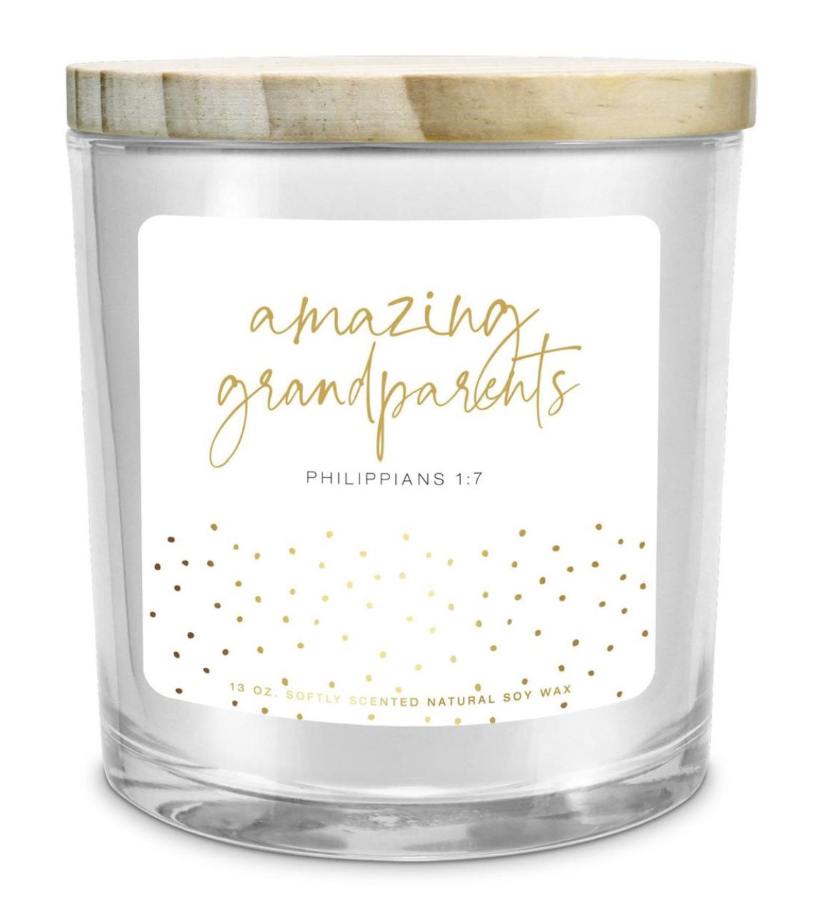 Soy Candle Amazing Grandparents 13Oz