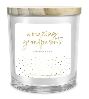 Soy Candle Amazing Grandparents 13Oz