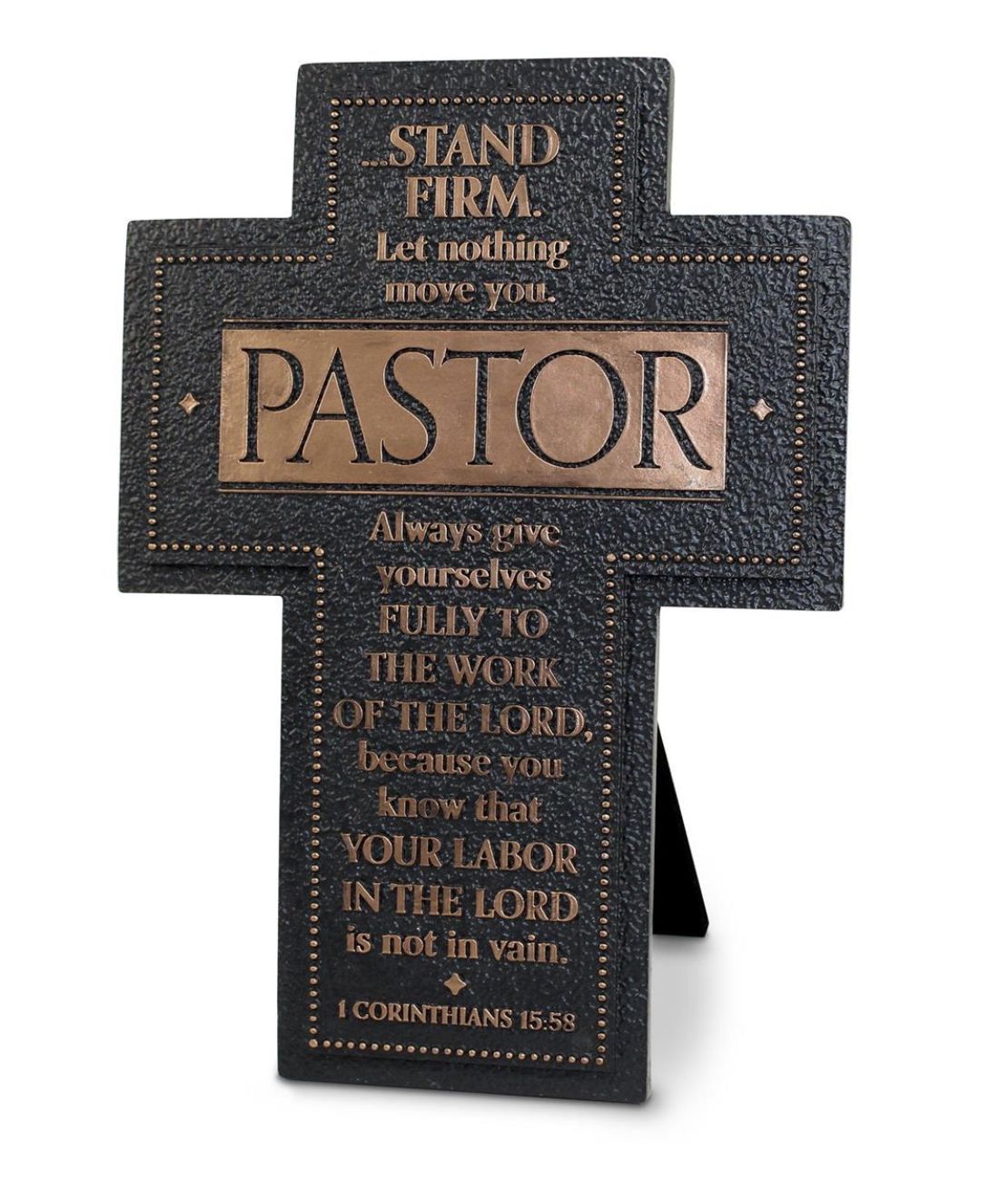 Tabletop Cross Stand Firm Pastor