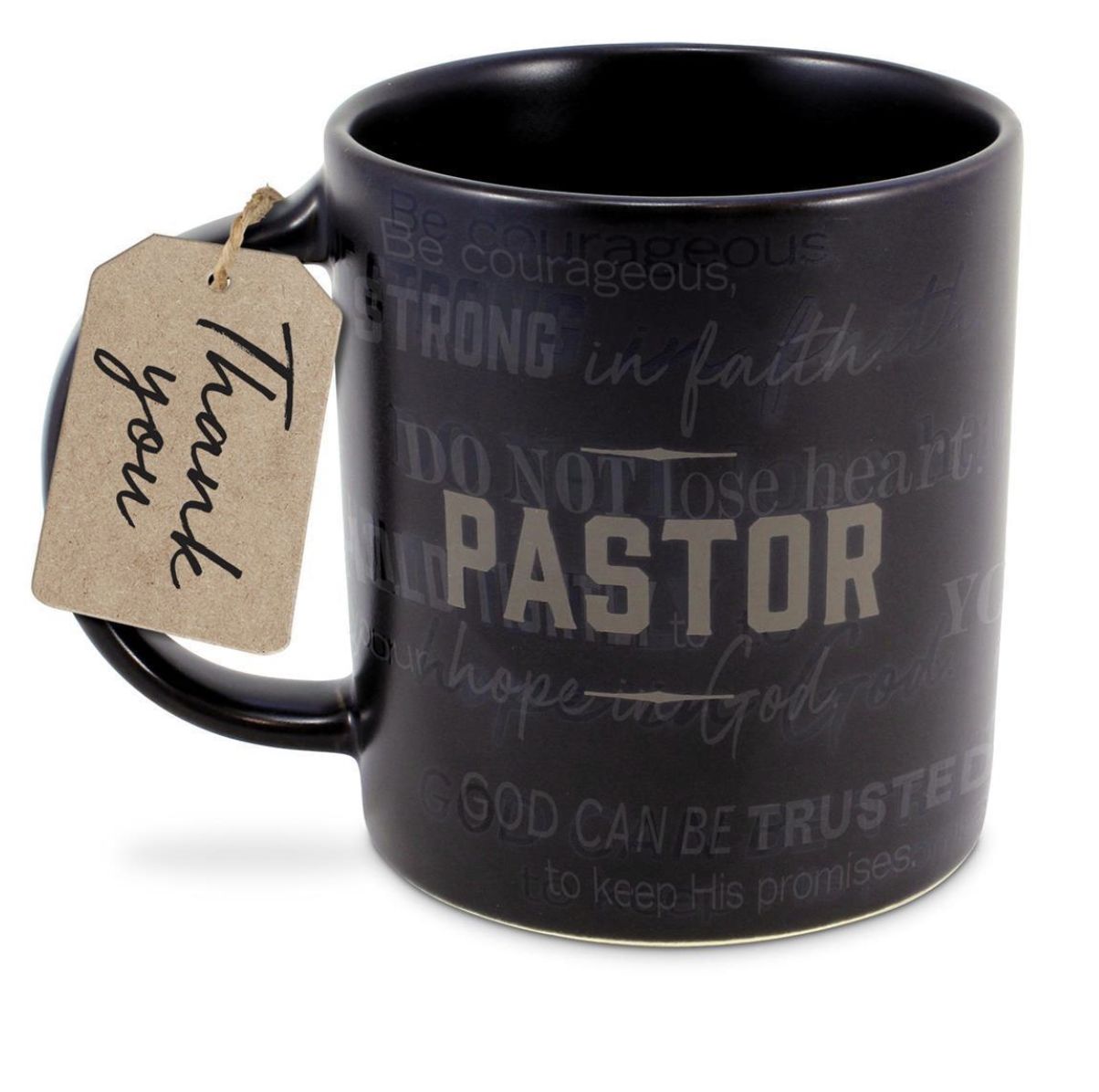 Coffee Cup Farmhouse Pastor Black 14Oz