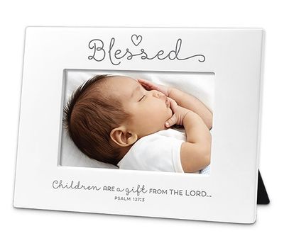 Photoframe Baby Blessed 6X4 Psalm 127:3