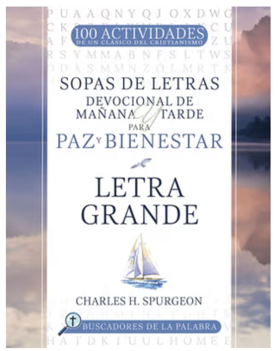 Sopas de Letras: Devocional de Mañana Y Tarde Para Paz Y Bienestar