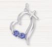 Heart AMY CZ&#39;s Cross Necklace