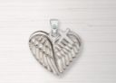 Heart Angel Wings Cross Necklace
