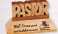 PASTOR STANDING MESSAGE PLAQUE