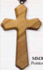 OLIVE WOOD CROSS 3039-4