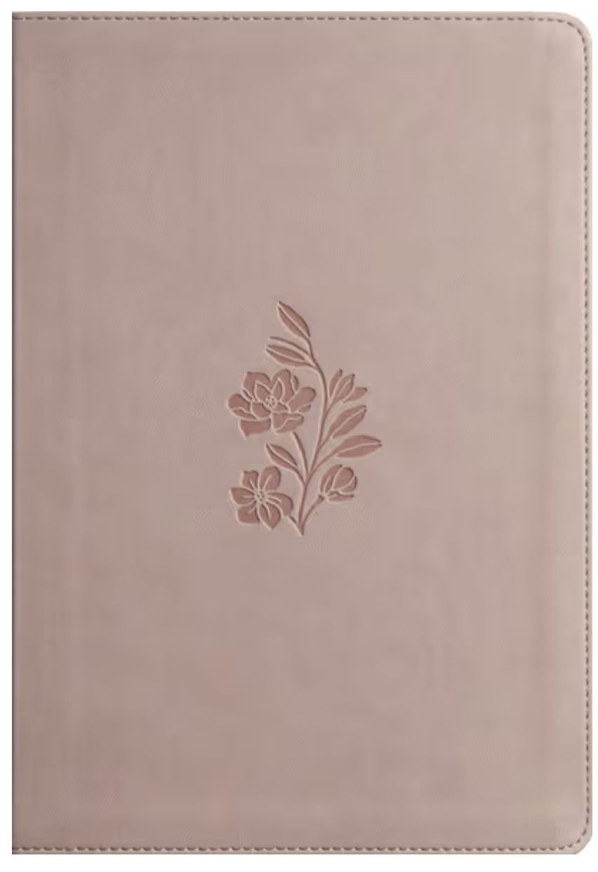 ESV Women's Study Bible Trutone, Blush Rose, Floral Bloom Design
