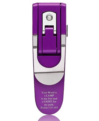 Purple Hydraulic Pop-Up Book Light – Psalm 119:105