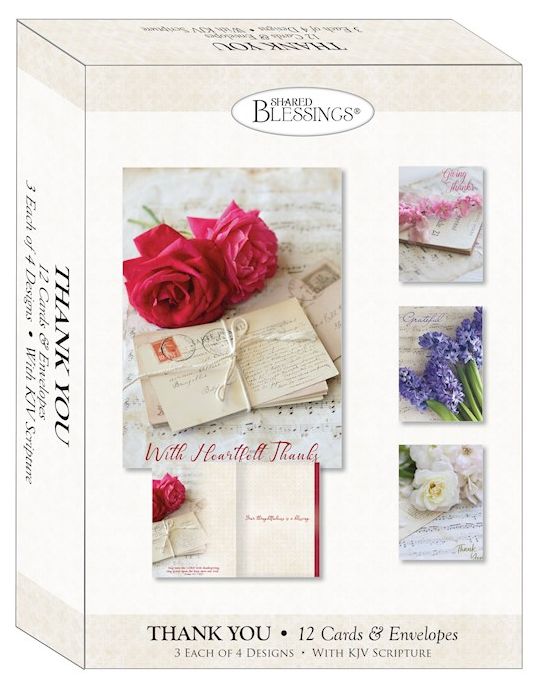 Thank You: Heartfelt Thanks (Box Of 12)