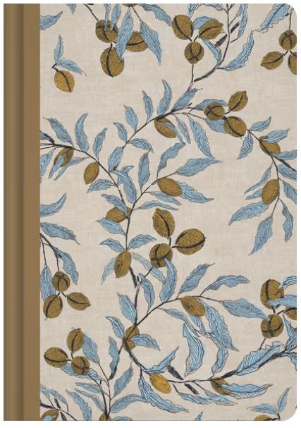 ESV Single Column Journaling Bible, Large Print  Brown Floral Hardcover