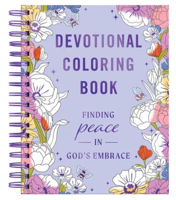 Finding Peace in God&#39;s Embrace: Devotional Coloring Book