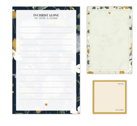 In Christ Alone Notepad Set