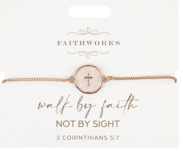 Bracelet Walk by Faith, Not By Sight 7 inch
