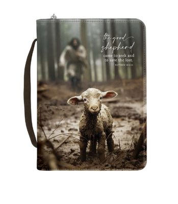 My Shepherd Faux Leather Bible Cover