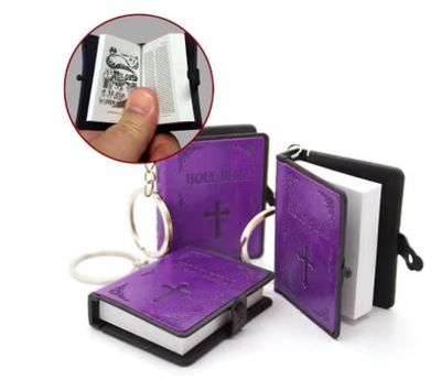 Smallest Bible Purple