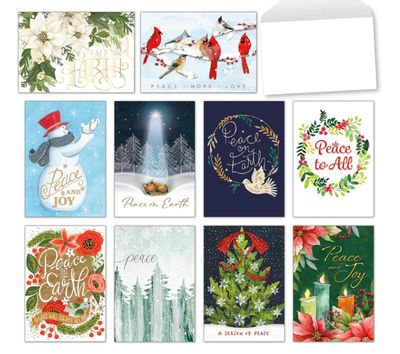 Peace on Earth Boxed Christmas Card Assortment