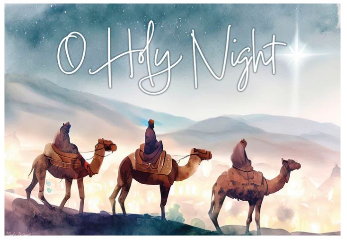 O Holy Night Boxed Christmas Card 10Pk
