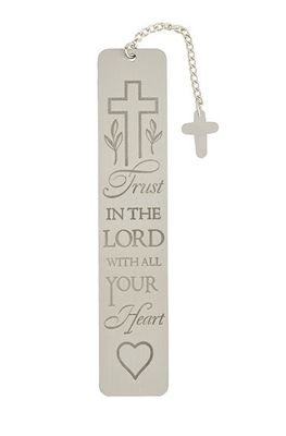 5&quot;H TRUST IN THE LORD BOOKMARK GIFT BOX