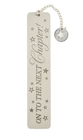 5&quot;H NEXT CHAPTER BOOKMARK IN GIFT BOX