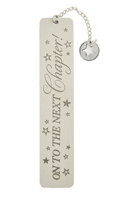 5&quot;H NEXT CHAPTER BOOKMARK IN GIFT BOX