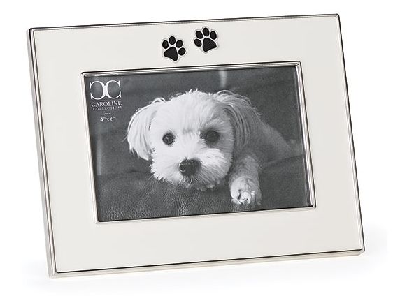 6.25"H PAW PRINT FRAME HOLDS 4X6