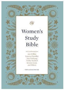 ESV Women's Study Bible Cloth Over Board, Dark Teal