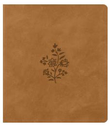 ESV Journaling Study Bible Trutone Over Board, Nubuck Caramel