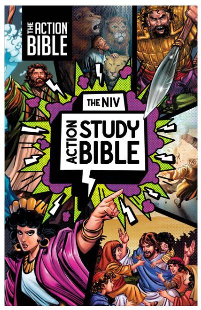 The NIV Action Study Bible, Hardcover, Full Color