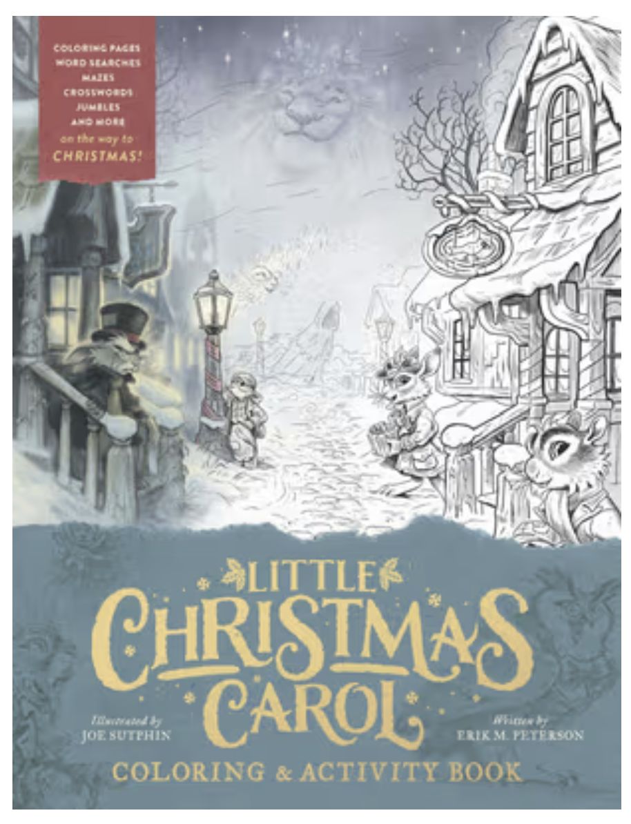 Little Christmas Carol Coloring &amp; Activity Book