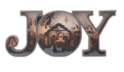Shelfsitter   Nativity Joy Laser Cut No Box
